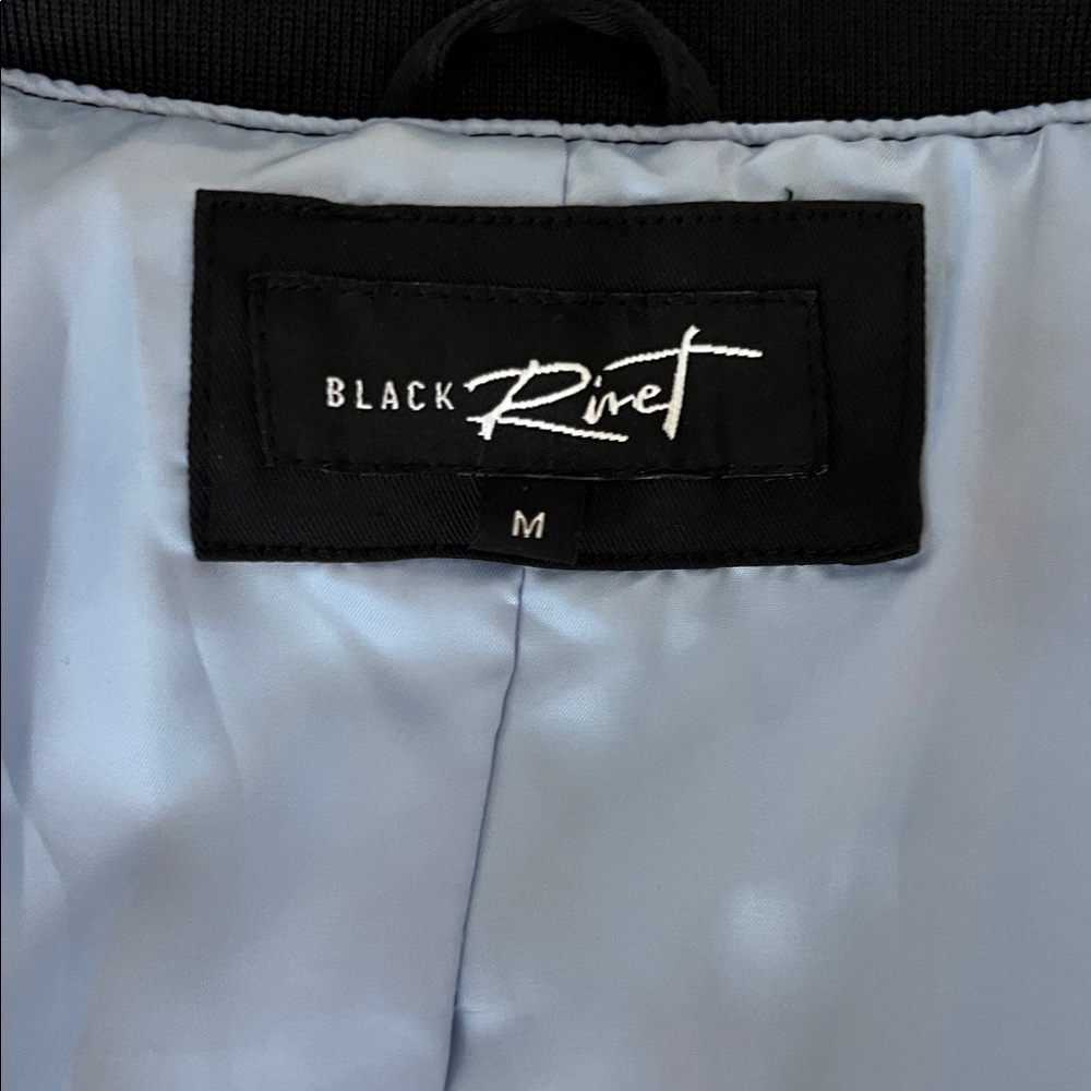 Black Rivet Zip-Up Jacket M - Picture 5 of 15